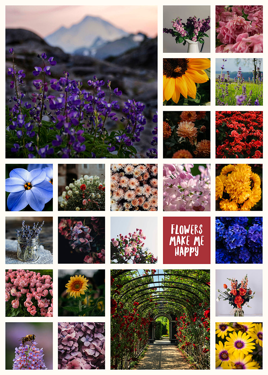 Tuinposter Bloemen