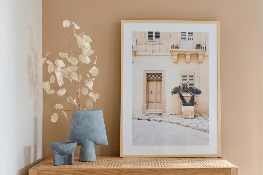 Fotovergroting premium prints fotoframe duurzaam eikenhout